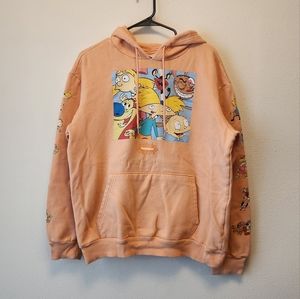 Nickelodeon 90's Character Hoodie Size L